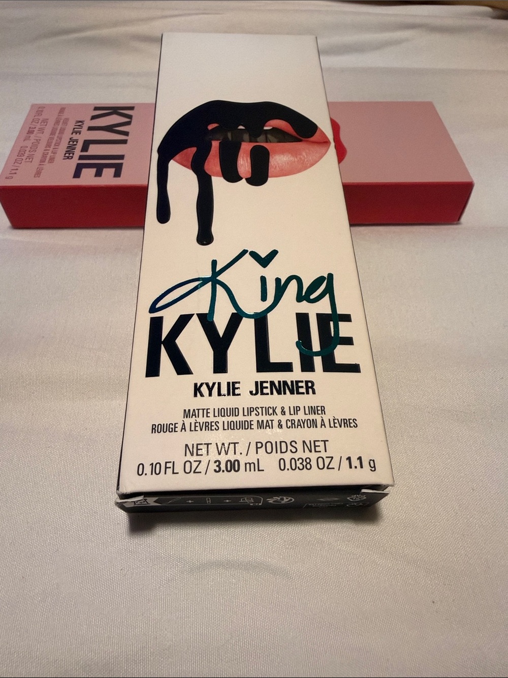 King Kylie Matte Lipstick & Lip Liner - DEAD OF NIGHT